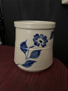 Williamsburg Pottery- blue floral